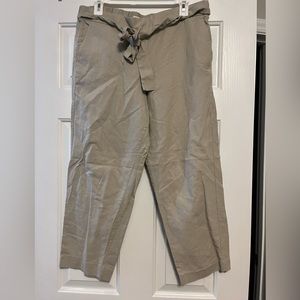 J Crew Ankle Length Bag Pants